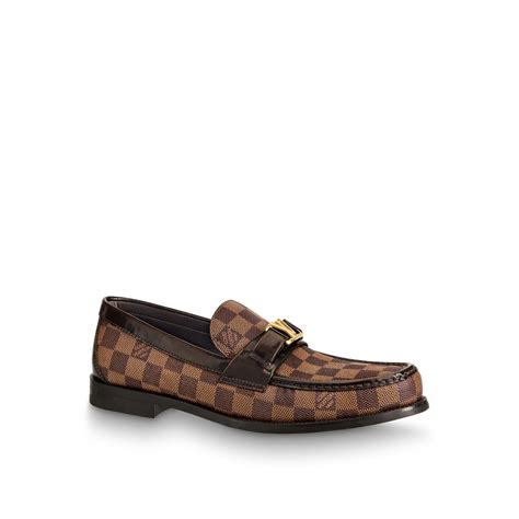 louis vuitton men loafer brown|louis vuitton major loafer.